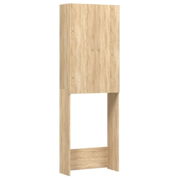 vidaXL Pesukonekaappi Sonoma-tammi 64x25,5x190 cm -  Pesukone- & kuivausrumputarvikkeet