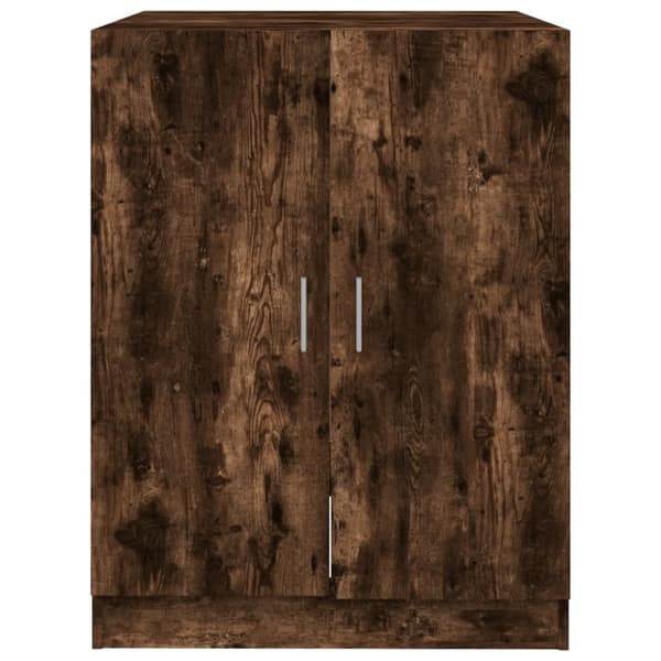 vidaXL vaskemaskineskab 71x71,5x91,5 cm røget egetræsfarve - Tilbehør til vaskemaskiner & tørretumblere