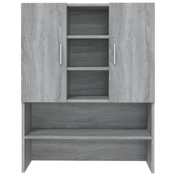 vidaXL Pesukonekaappi harmaa Sonoma 70,5x25,5x90 cm -  Pesukone- & kuivausrumputarvikkeet