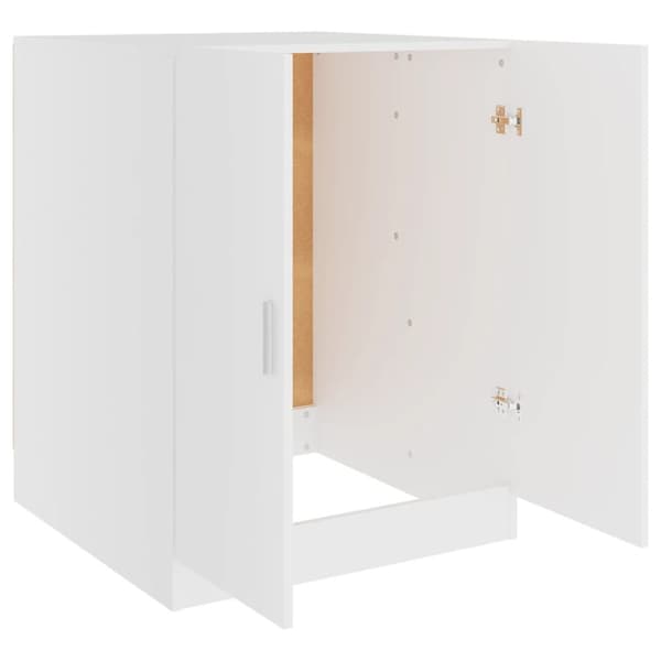 vidaXL Pesukonekaappi valkoinen 71x71,5x91,5 cm -  Pesukone- & kuivausrumputarvikkeet
