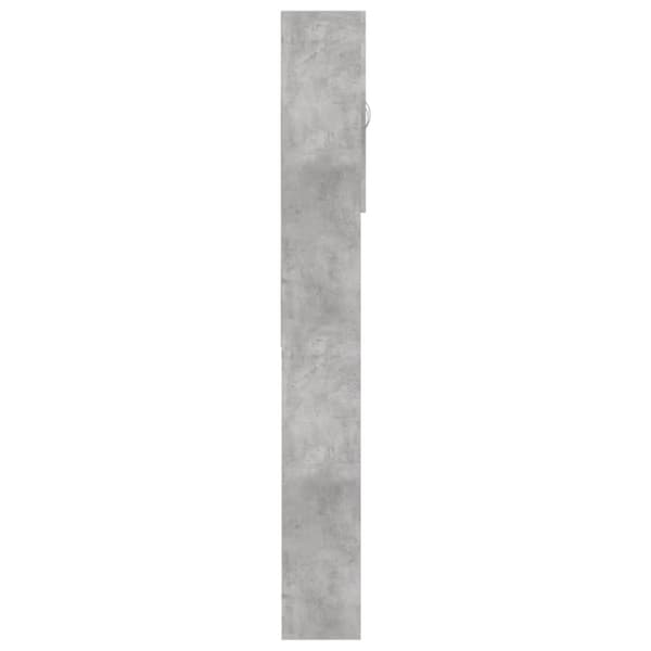 vidaXL Pesukonekaappi betoninharmaa 64x25,5x190 cm -  Pesukone- & kuivausrumputarvikkeet