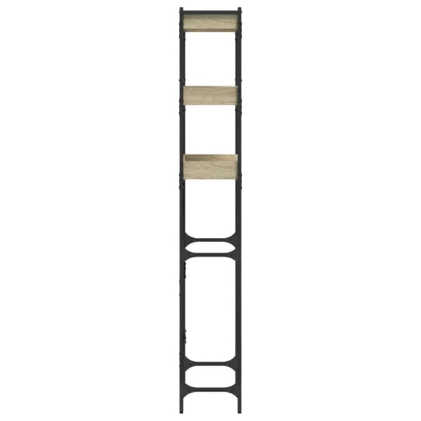 vidaXL Tvättmaskinsskåp sonoma-ek 67x25x163 cm konstruerat trä -  Tvättmaskin & torktumlare