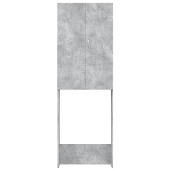 Tvättmaskin & torktumlare - Living Tvättmaskinsskåp betonggrå 64x25,5x190 cm