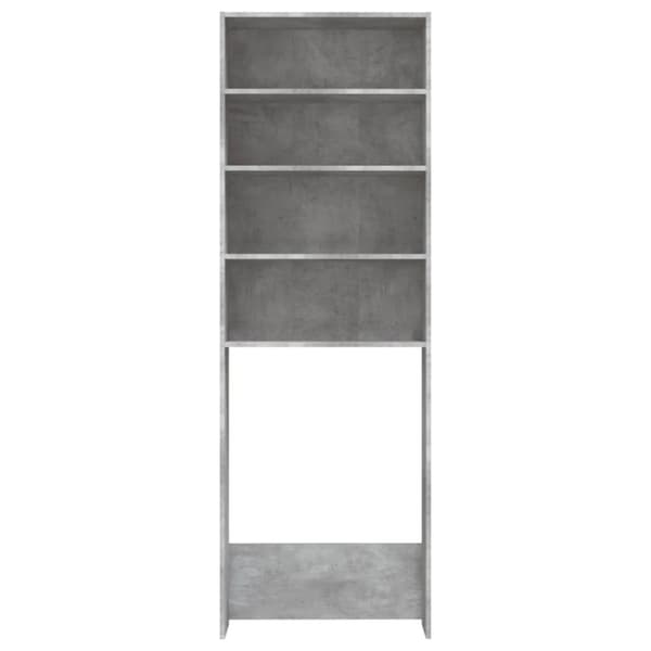 Tilbehør til vaskemaskiner & tørretumblere - Living vaskemaskineskab 64x24x190 cm betongrå