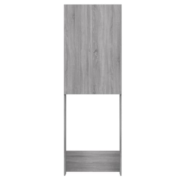 Tvättmaskin & torktumlare - Living Tvättmaskinsskåp grå sonoma 64x25,5x190 cm