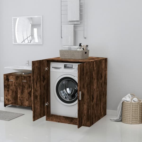 Pesukonekaappi savutammi 71x71,5x91,5 cm - Pesukonekaappi - Pesukonekaapit - Home & Living