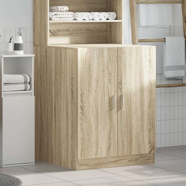 vidaXL vaskemaskineskab 70,5x71,5x91,5 cm sonoma-eg