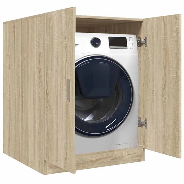 vidaXL vaskemaskineskab 70,5x71,5x91,5 cm sonoma-eg