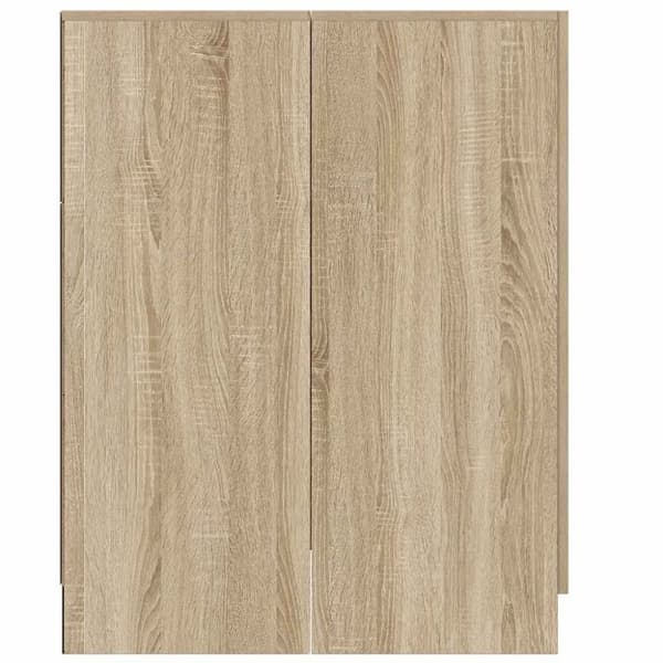 vidaXL Vaskemaskinskap sonoma eik 70,5x71,5x91,5 cm