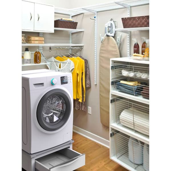 Meliconi - BASE SPACE EXTRA universell booster för hushållsapparater - H30cm - 28L skjutlåda - Justerbar höjd
