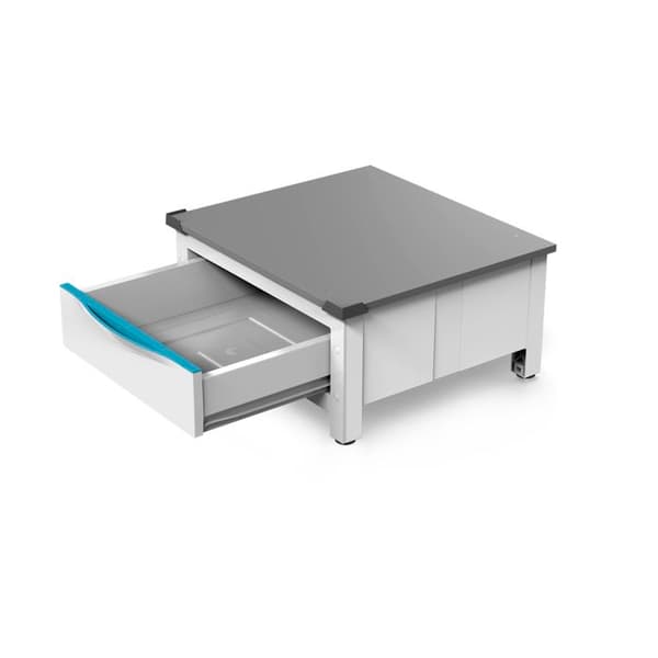 Meliconi - BASE SPACE EXTRA universell booster för hushållsapparater - H30cm - 28L skjutlåda - Justerbar höjd