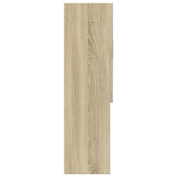 vidaXL Vaskemaskinskap sonoma eik 70,5x24x90 cm