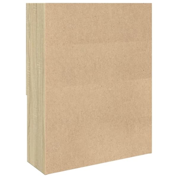 vidaXL Vaskemaskinskap sonoma eik 70,5x24x90 cm