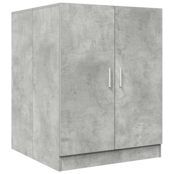 vidaXL Pesukonekaappi betoninharmaa 70,5x71,5x91,5 cm