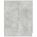 Pikkukuva 6 / 11: vidaXL Pesukonekaappi betoninharmaa 70,5x71,5x91,5 cm