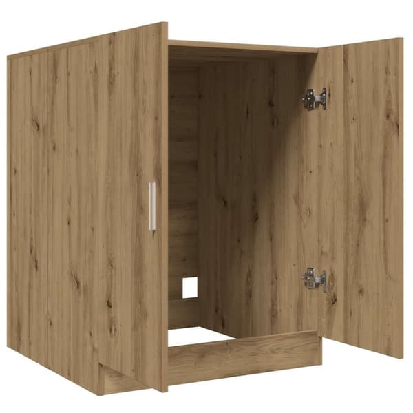 vidaXL Tvättmaskinsskåp artisan ek 70,5x71,5x91,5 cm