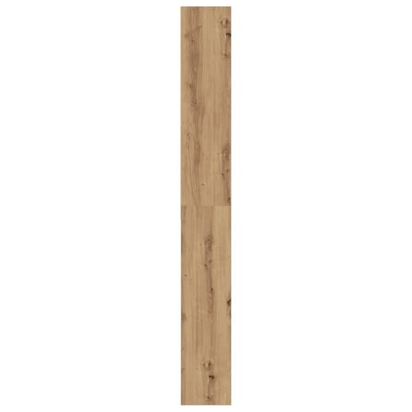 vidaXL Tvättmaskinsskåp artisan ek 64x24x190 cm