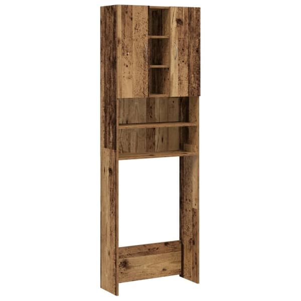vidaXL Pesukonekaappi vanhaa puuta 64x25,5x190 cm