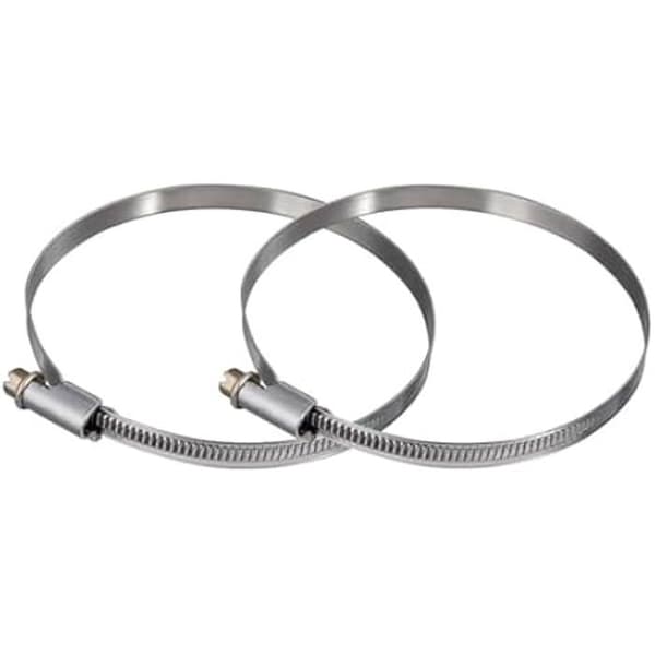 Klämmor - XAVAX - 2-pack - Rostfritt stål - 90-110 mm - Rörfäste
