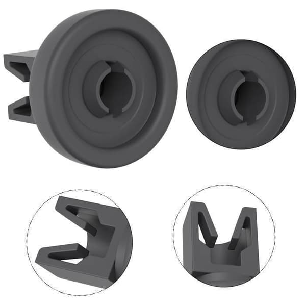 Diskmaskinshjul - Universella - Paket med 8 - Kompatibla AEG Candy Electrolux Faure Ikea - 25mm
