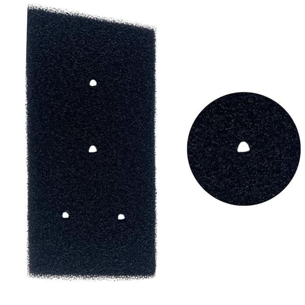 Filter - Whirlpool - 481010716911 - Pack of 2 - Compatible with Tumble Dryer - Black