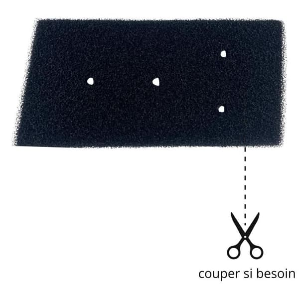 Filter - Whirlpool - 481010716911 - Pack of 2 - Compatible with Tumble Dryer - Black