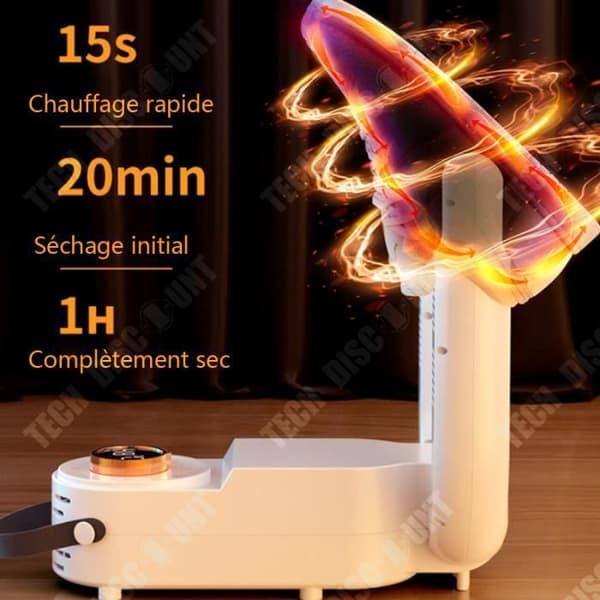 TD® Skotork för hemmet Intelligent hushållstimer konstant temperaturdeodorisering och UV-sterilisering