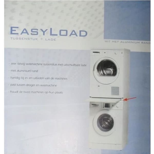EASYLOAD UNIVERSAL GLIDBACK Tvättmaskin/torktumlare STABLINGSSATS * 0002608