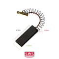 Miniatyrbild 2 av 4: Set av 2 motor kol i - BOSCH - 232466-29087 - Svart - Kompatibel med tvättmaskin - Elektrisk energi
