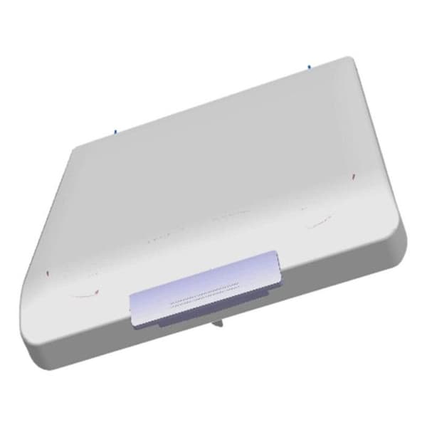 Helt vitt lock för tvättmaskin Electrolux 14022797402