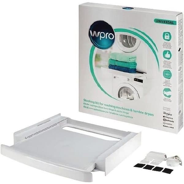Tvättmaskin/torktumlare Stacking Kit för tvättmaskin och torktumlare - MÄRKE - Vit