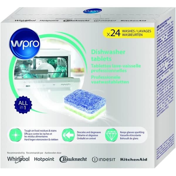 WPRO TAB100 24 hyllor allt i 1 för diskmaskin