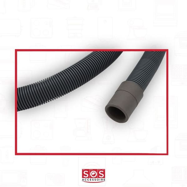 Original ersättningsavloppsslang för Hotpoint diskmaskin C00273284