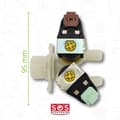Miniatyrbild 3 av 6: 2-vägs magnetventil för Electrolux tvättmaskin FWA3112 913211844100 1325186110 FWT3121 (Faure) AWT