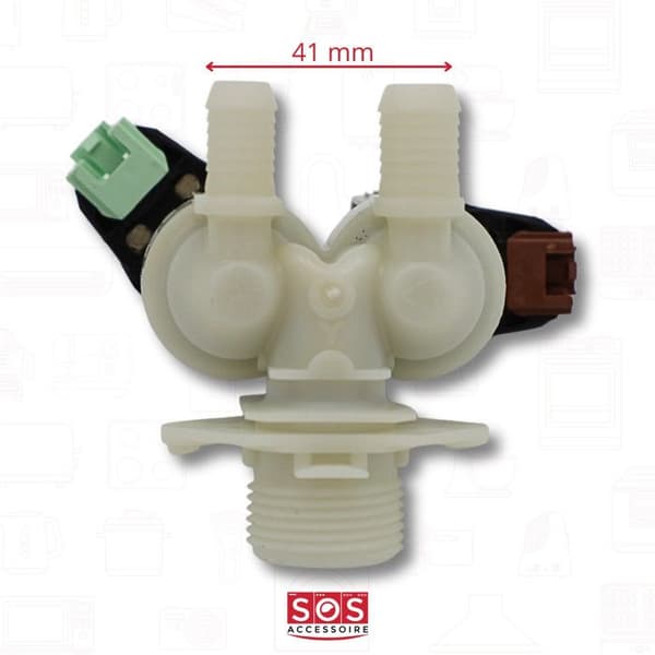 2-vägs magnetventil för Electrolux tvättmaskin FWA3112 913211844100 1325186110 FWT3121 (Faure) AWT
