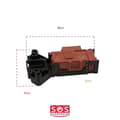 Miniatyrbild 2 av 5: DÖRRSÄKERHET FÖR BEKO ELLER SMEG TVÄTTMASKIN * 2805310400 814490684 IK2805310100 2805310100 LL6F