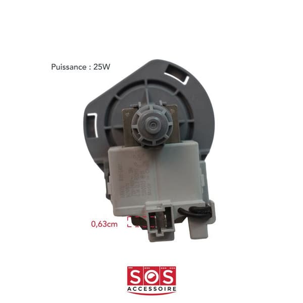 Avloppspump (144021-39409) - Diskmaskin - BEKO, WHIRLPOOL, BRANDT, FAGOR, FAR, CONTINENTAL EDISON, BLOMBERG, OCEANIC, SELEC