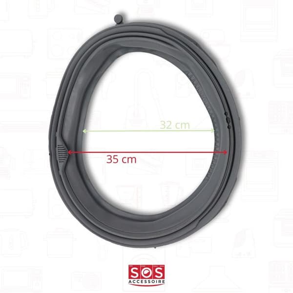 DÖRRKLÄCK FÖR CONTINENTAL EDISON TVÄTTMASKIN 2466300300