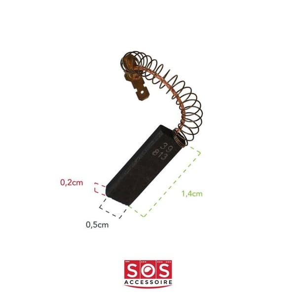 MOTOR KOLSET för BOSCH B-S-H tvättmaskin - Tjocklek 5 mm - Bredd 12,5 mm