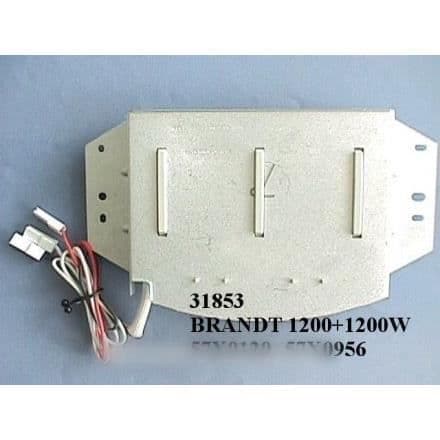 Torktumlaremotstånd 1200W+1200W för BRANDT torktumlare - BVMPIECES