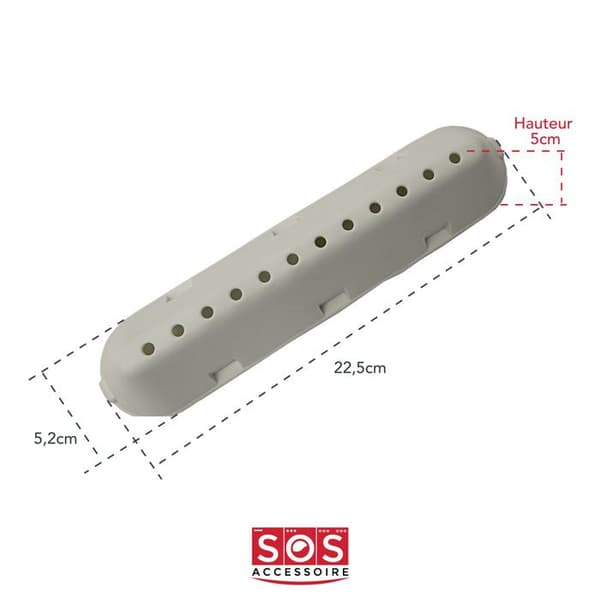 Trummaaxel 226mm för tvättmaskin Hotpoint Ariston