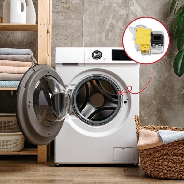 DÖRRSÄKERHET för INDESIT C00 tvättmaskin...