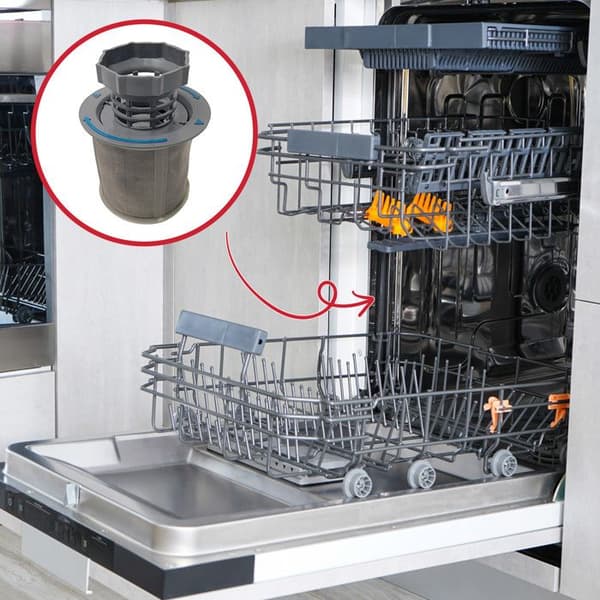 Mikrofilter (113394-16695) - Diskmaskin - BOSCH, SIEMENS, NEFF, GAGGENAU, BALAY, CONSTRUCTA, JUNKER, BAUKNECHT, WHIRLPOOL,