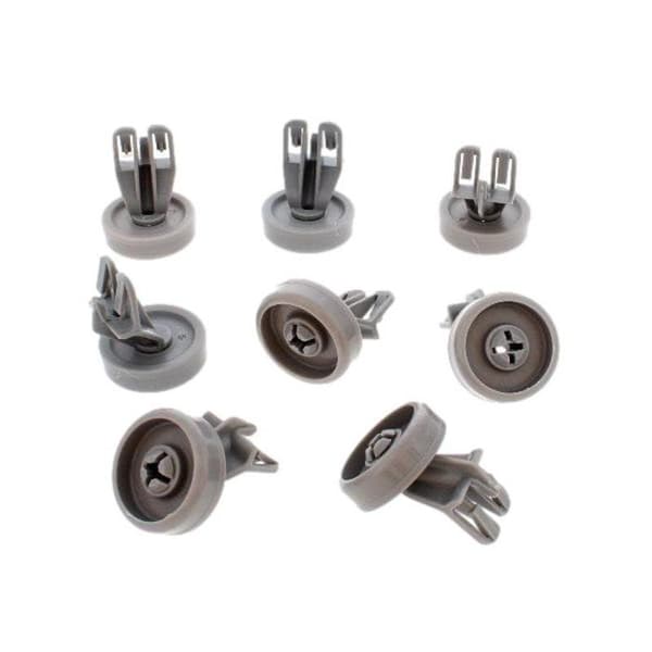 Tillbehör och delar - Tvättmaskin - Whirlpool - hjul - set med 8 st - 481252888112 - 8058331113168