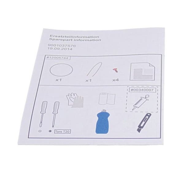 Reparationssats tätning 12005744 - diskmaskin