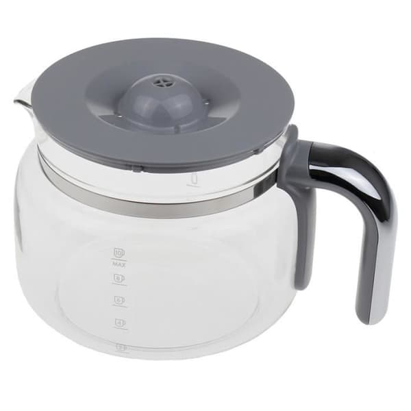 Svart 10-kopps kanna för Smeg DCF01, DCF02 kaffebryggare - SMEG varumärke
