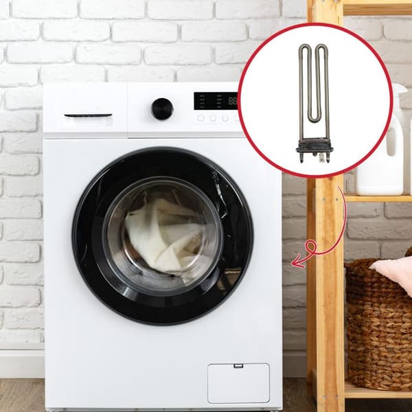 Värmeelement till WHIRLPOOL tvättmaskin - 2050W utan NTC