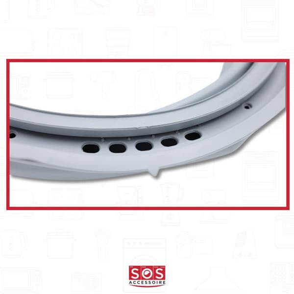 DÖRRMANSCHETSBÄLGA FÖR WHIRLPOOL TVÄTTMASKIN - BVMPIECES