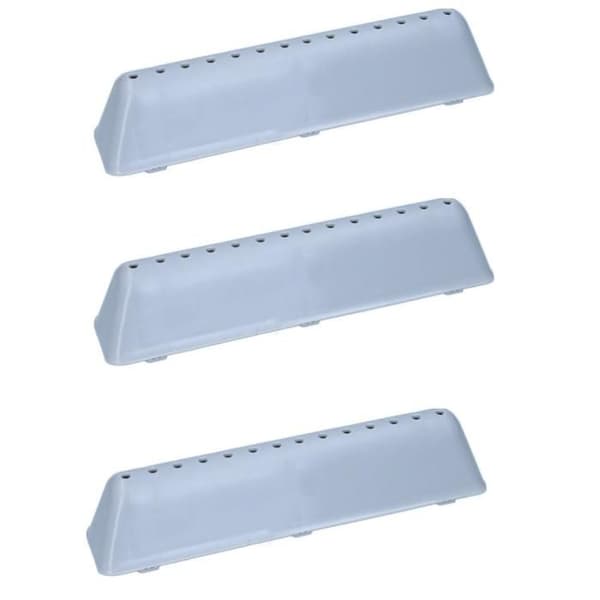 Set med 3 trumvingar - WHIRLPOOL - Vit - Kompatibel BAUKNECHT, IGNIS, LADEN, MAYTAG