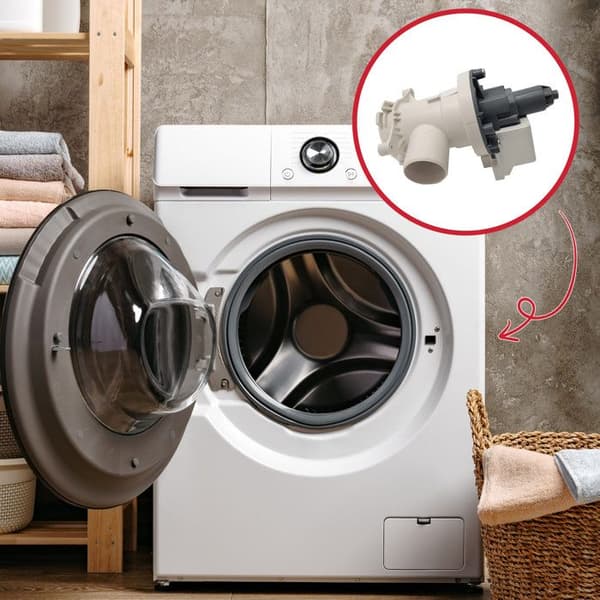 Avloppspump (224666-40283) - Tvättmaskin - BEKO, AYA, FAR, CONTINENTAL EDISON, LISTO, SABA, ESSENTIELB, ALTUS, OCEANIC, SELECLIN